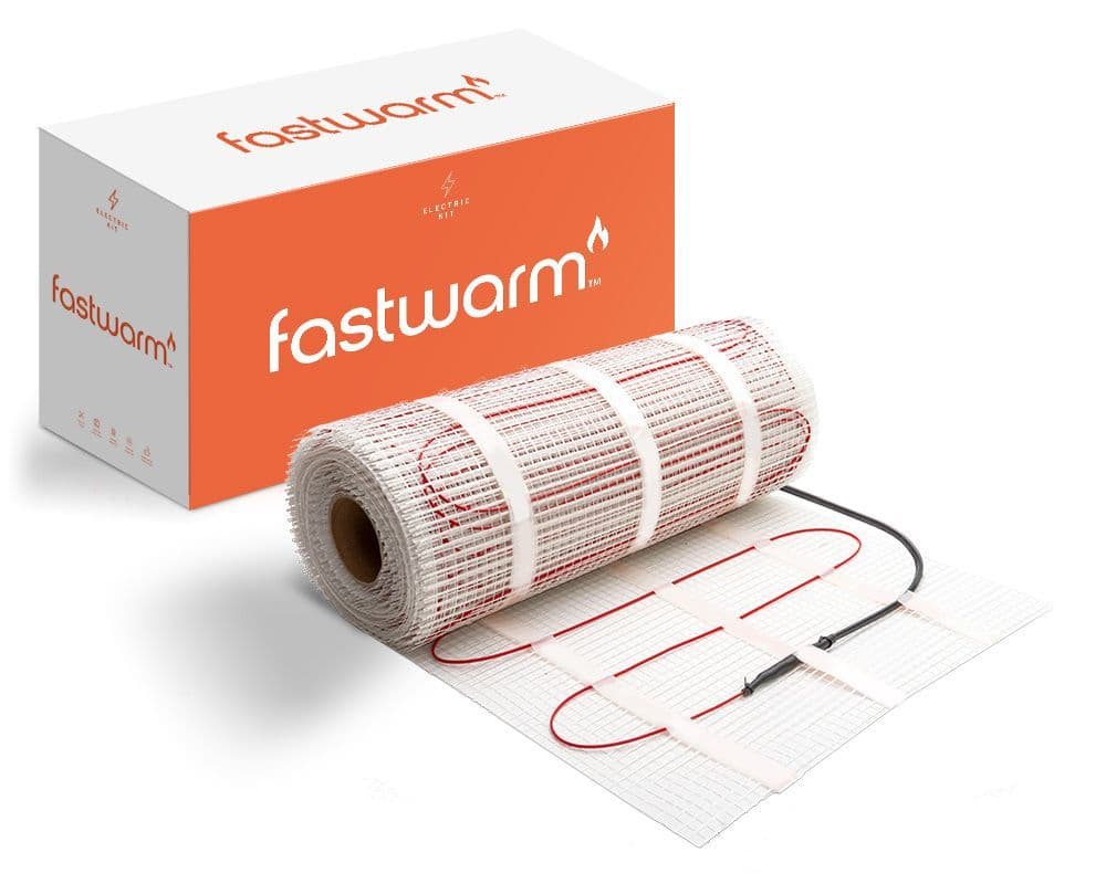 Fastwarm 200W Electric Underfloor Heating Sticky Mat Kit 2m2