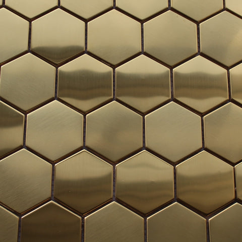 Montana Gold Hexagonal Mosaic